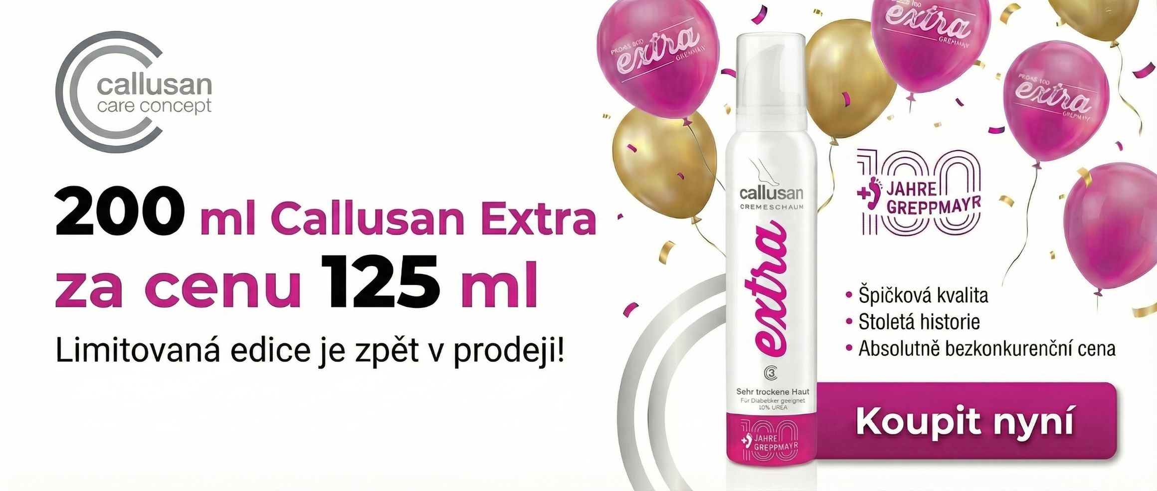 Callusan Extra na tvrdé paty 200 ml