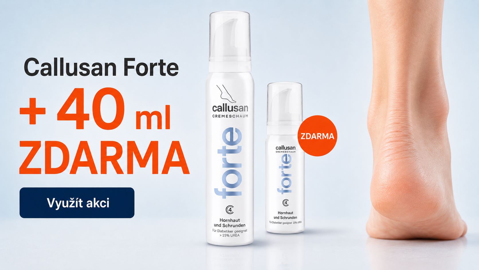 Callusan Forte na popraskané paty