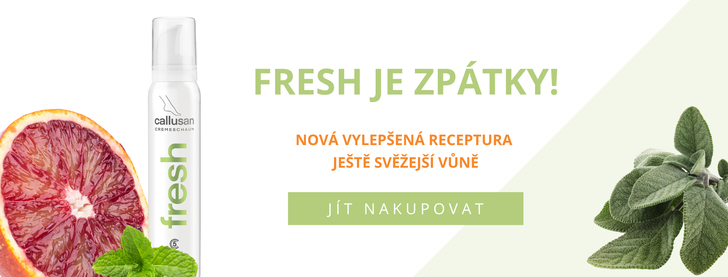 Callusan fresh na potící se nohy