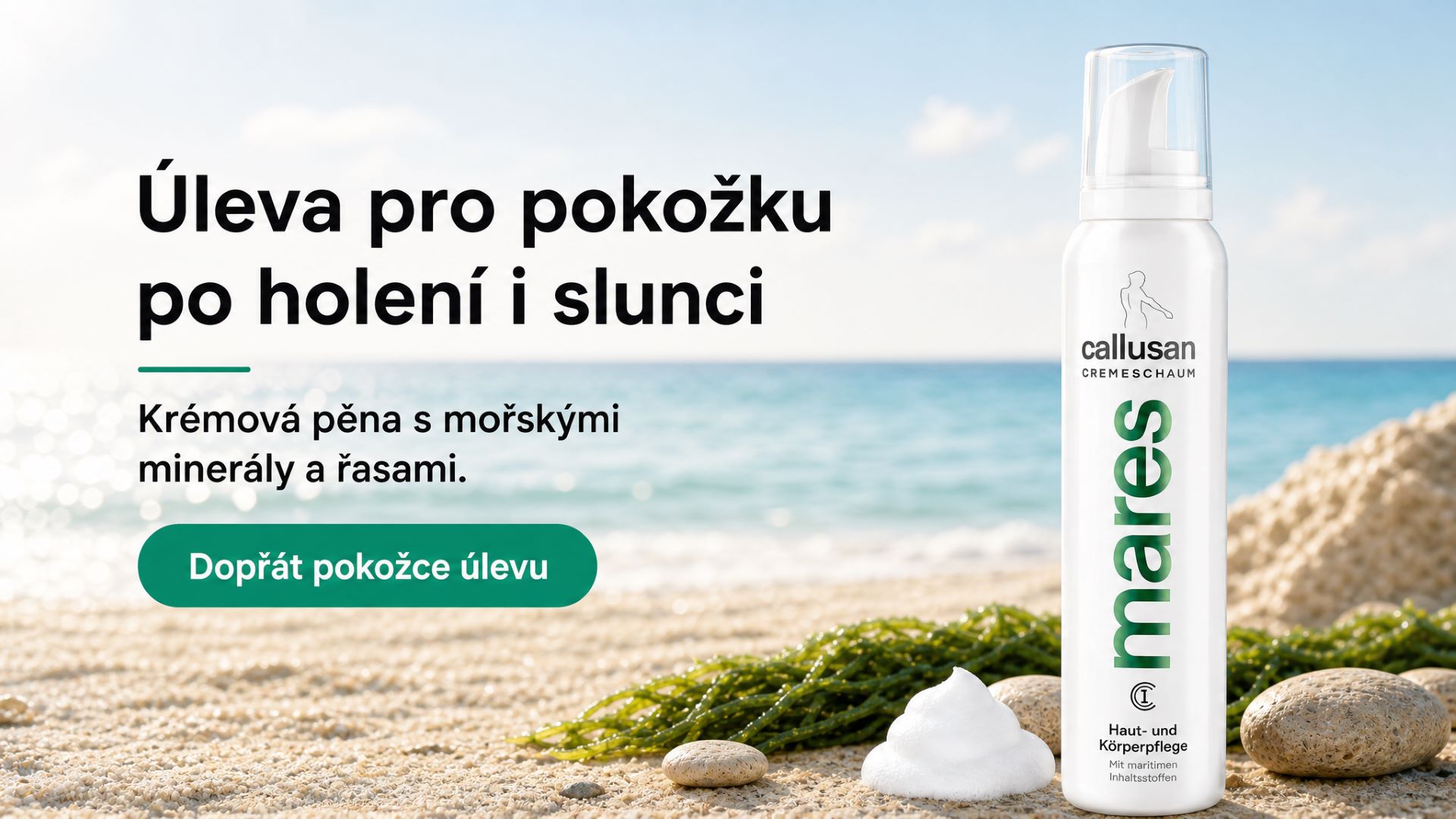 Callusan mares na podrážděnou pokožku