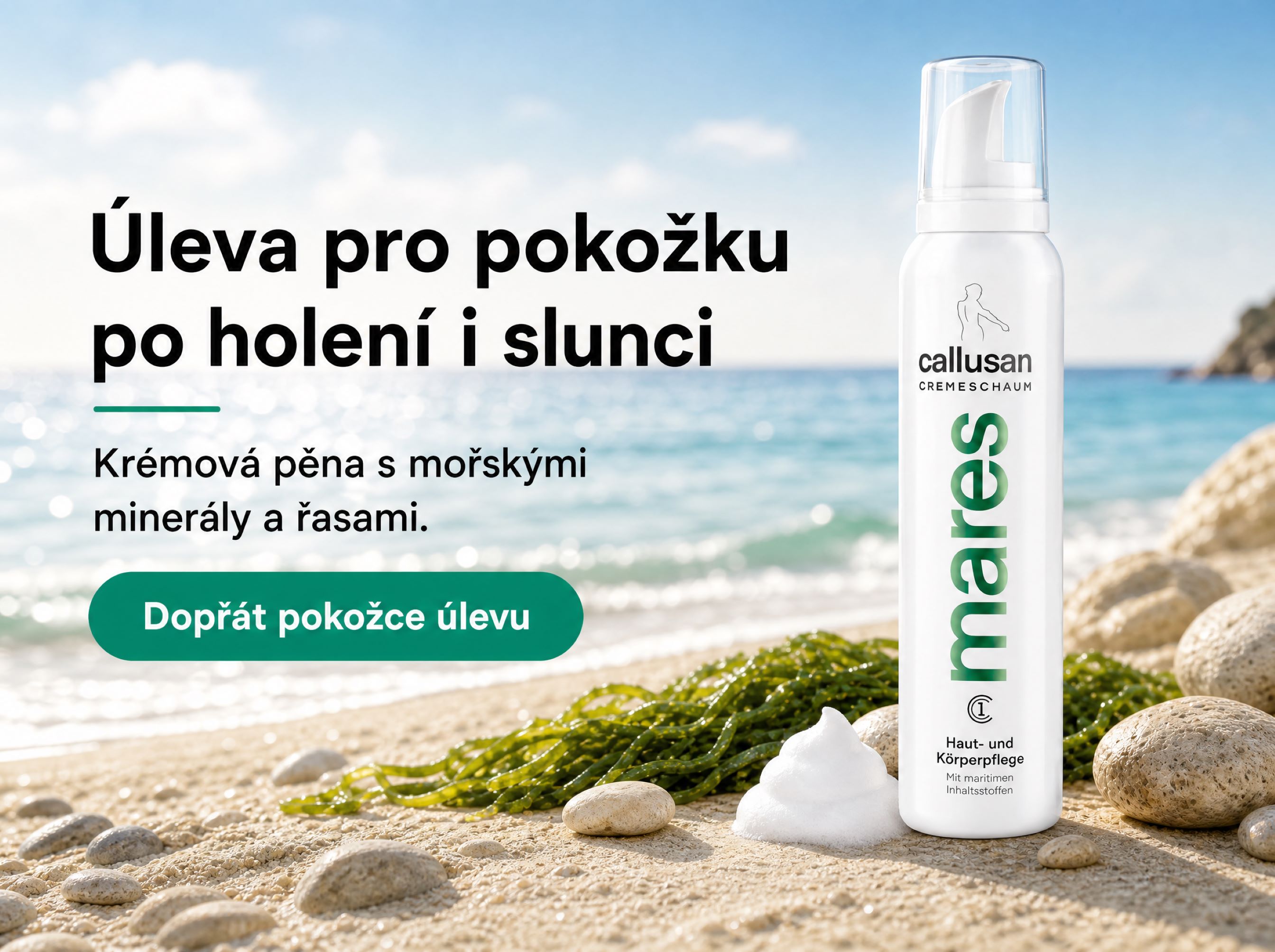 Callusan mares na podrážděnou pokožku
