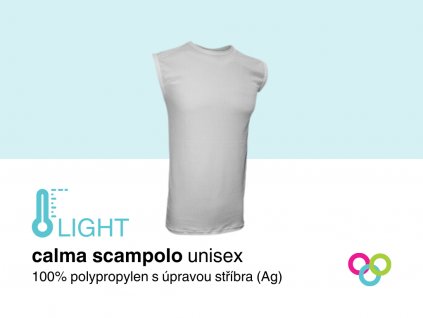 LIGHT calma Funkční scampolo UNISEX bílé