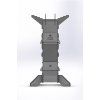Skládací raketový vařič/gril