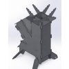 Skládací raketový vařič/gril