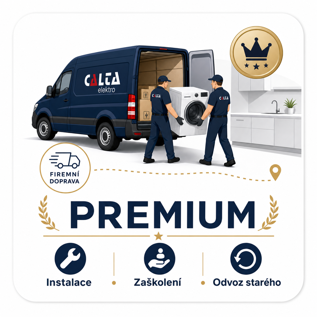 Doprava firemním vozem - Premium