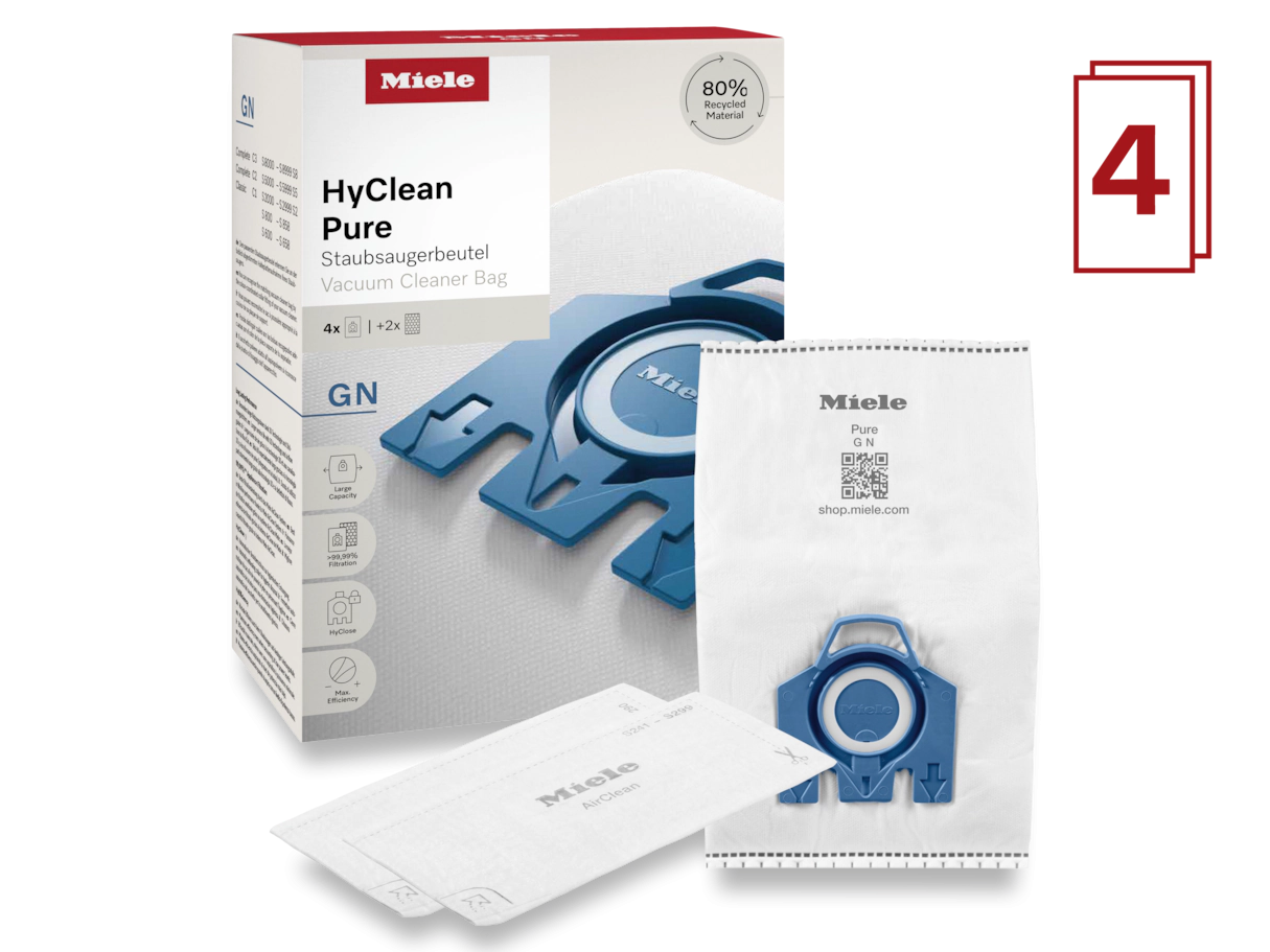 Miele GN HyClean Pure 4 ks sáčky + 2 ks filtr vzduchový