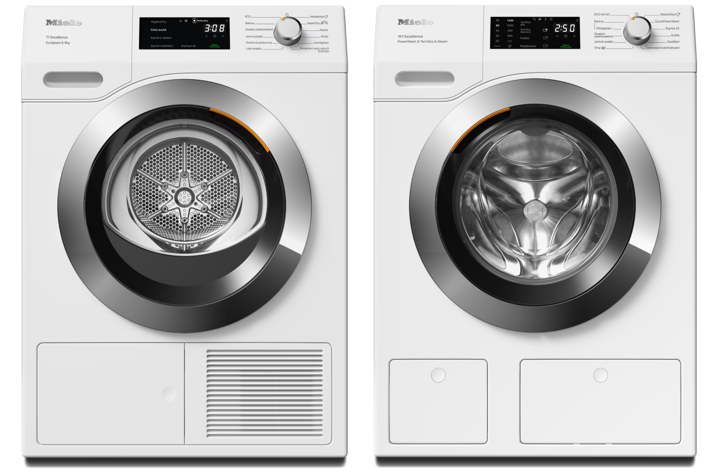 Set Miele Pračka WEG 895 WCS + Sušička TEH 795 WP