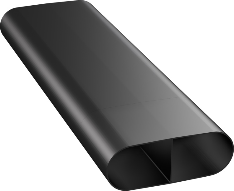 BORA EFS 750/1 Ecotube ploché potrubí s přepážkou 750mm