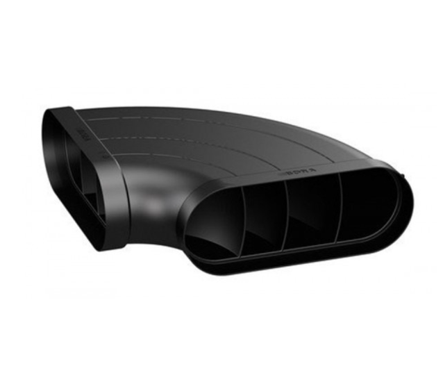 BORA Ecotube ploché horizontáulní koleno 90° EFBH90/1