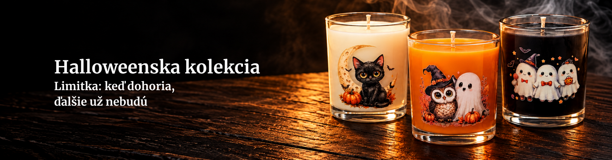 Halloweenske sviečky