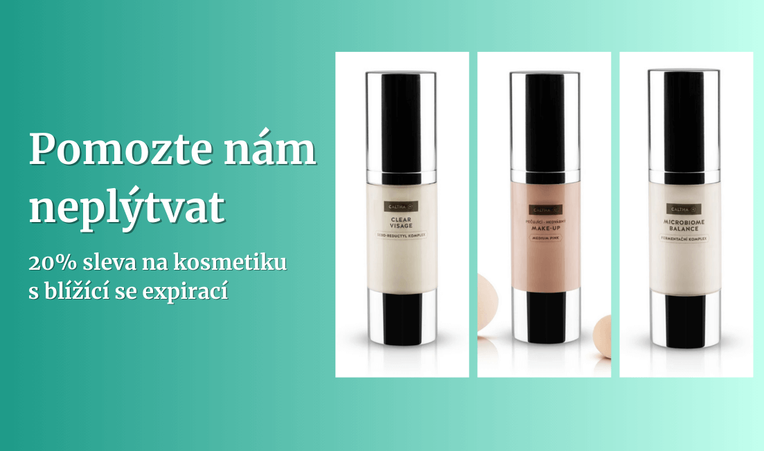 Pomozte nám neplýtvat 20% sleva na kosmetiku s blížící se expirací