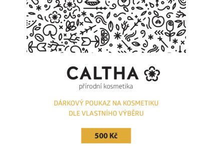 Darčekový poukaz 500 Kč