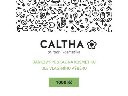 Darčekový poukaz 1000 Kč