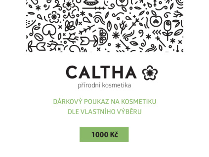 Dárkový poukaz 1000 Kč