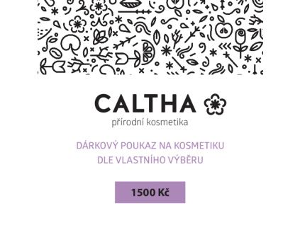 Darčekový poukaz 1500 Kč