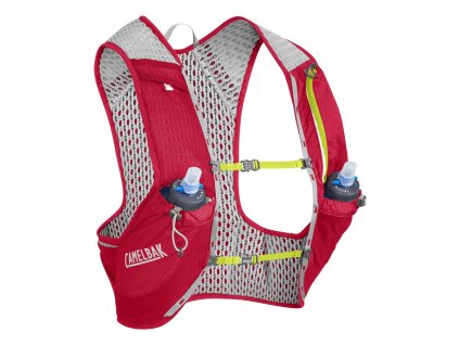 CAMELBAK Nano Vest běžecká vesta s lahvemi red/lime punch S 2l