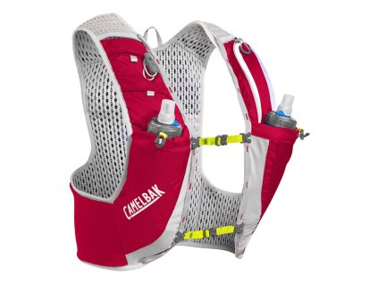 CAMELBAK Ultra Pro Vest Crimson Red/Lime Punch vesta s lahvemi S 3,5l