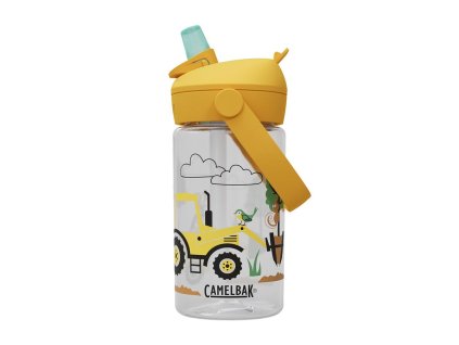 CAMELBAK Thrive Flip Straw Kids 400 ml dětská láhev Tractors and Trees