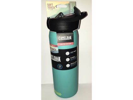 CAMELBAK Eddy+ Vacuum Stainless 750 ml láhev River Breeze, černý náustek