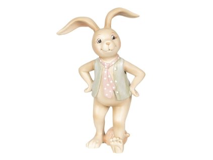 Dekorácia králik chlap 15x9x7 cm