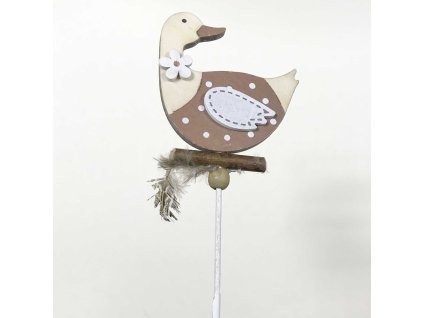 Zápich hus drevo 30 cm