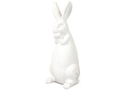 Soška zajac biely 39 cm