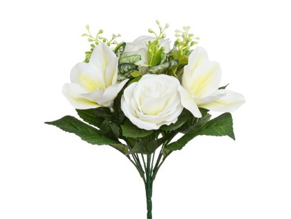 KYTICA MAGNÓLIA RUŽA x12 MIX 3F 34CM 240322 5,50 C