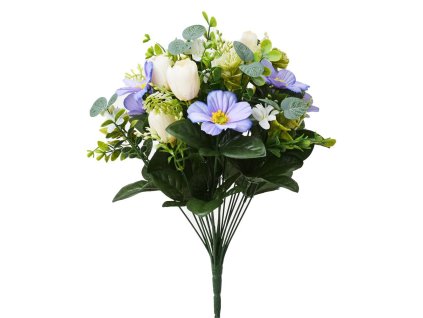 Jarná kytica tulipán anemóne 40cm