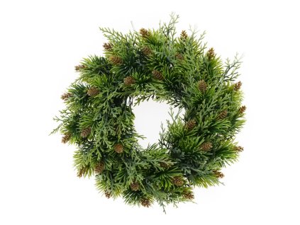 Veniec tuja šišky, 36 cm