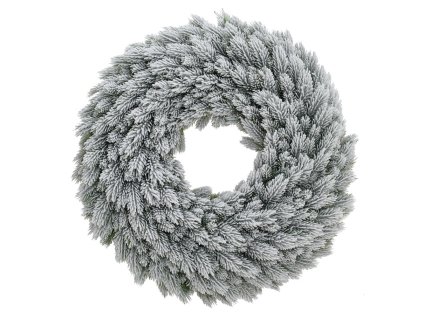 Veniec čečina osnežetný, 58 cm