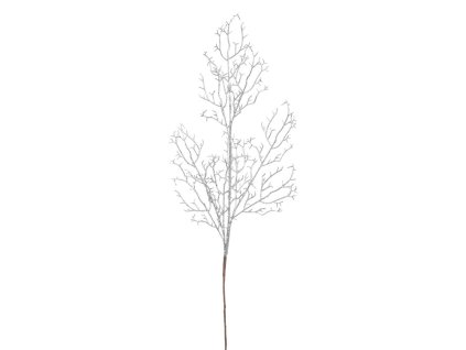 Vianočný konárik strieborný, 72 cm