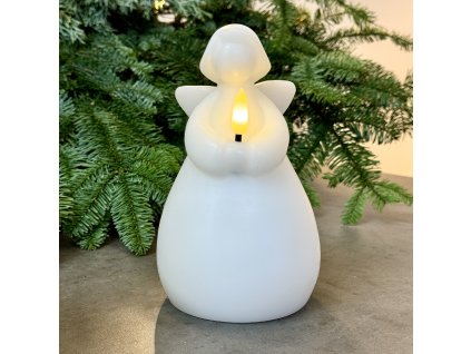 Led sviečka anjel 15x9cm