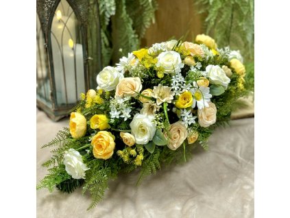 Zaťažená ikebana na hrob 60cm