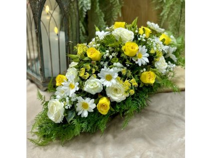 Zaťažená ikebana na hrob 60cm