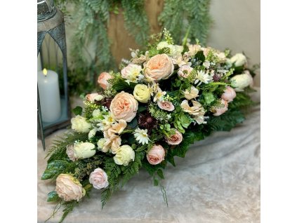 Zaťažený aranžmán na hrob 80cm