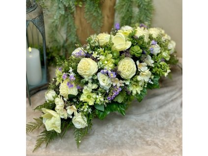 Zaťažený aranžmán na hrob 80cm