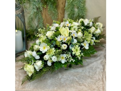 Zaťažený aranžmán na hrob 80cm