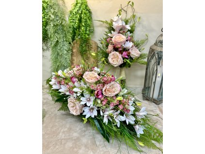 Kolekcia ikebana 80cm s kyticou