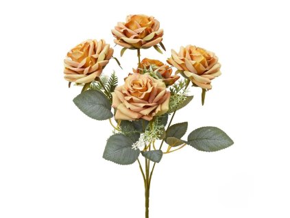 Kytica ruža žltá 32 cm