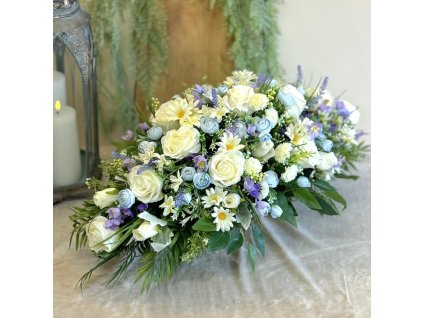 Zaťažený aranžmán na hrob 70cm