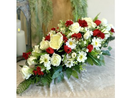 Zaťažený aranžmán na hrob 70cm