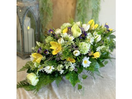 Zaťažený aranžmán na hrob 70cm