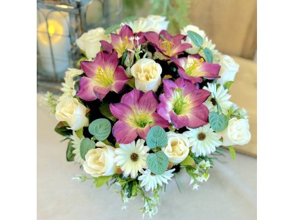 Zaťažená ikebana na hrob 30cm