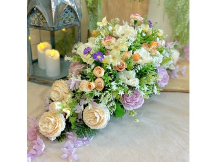 Zaťažená ikebana na hrob 70cm