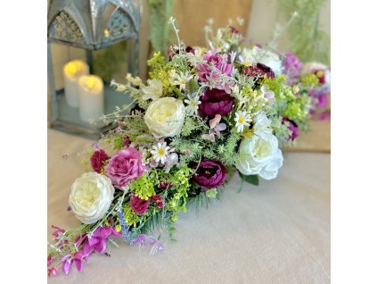 Zaťažená ikebana na hrob 70cm