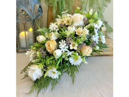 Zaťažená ikebana na hrob 60cm