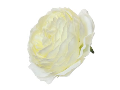 Hlava ruža biela 7 cm