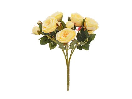 Kytica ruža žltá 32 cm