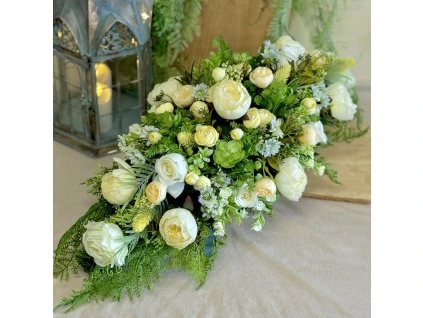 Zaťažená ikebana na hrob 60cm