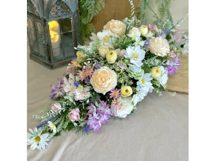 Zaťažená ikebana na hrob 60cm